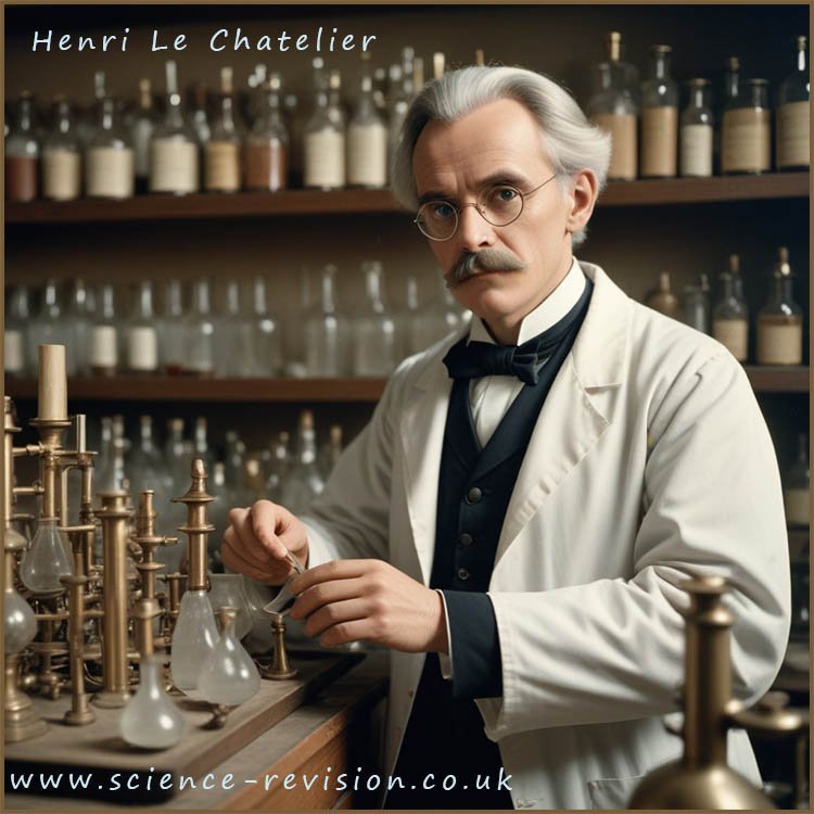 Portrait of the French chemist Henri Le Chatelier.